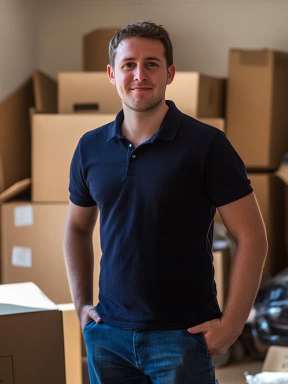 ealing.co.uk - man wearing dark blue polo shirt looking at the camera smiling